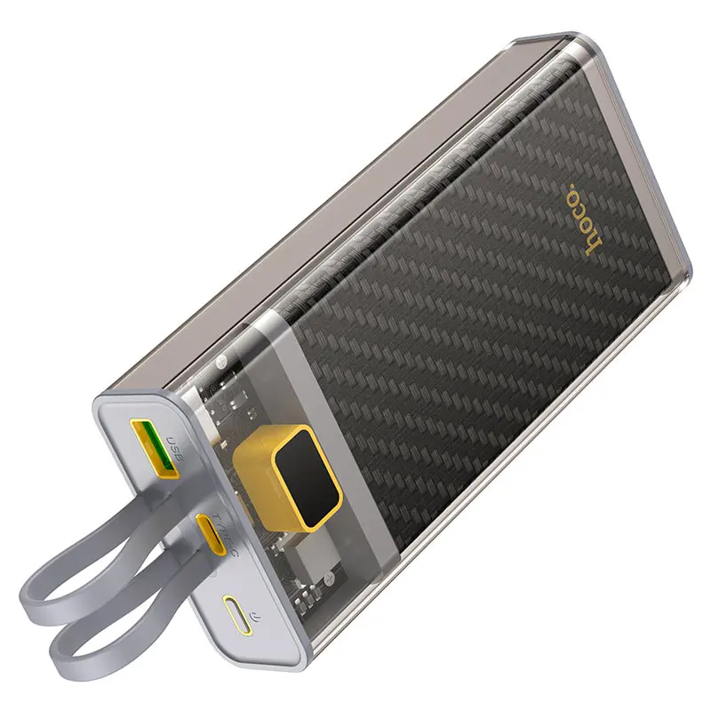 power bank Hoco J104A Discovery 20000mAh 2xUSB 2xType-C Lightning 22.5W PD20W), зображення 6