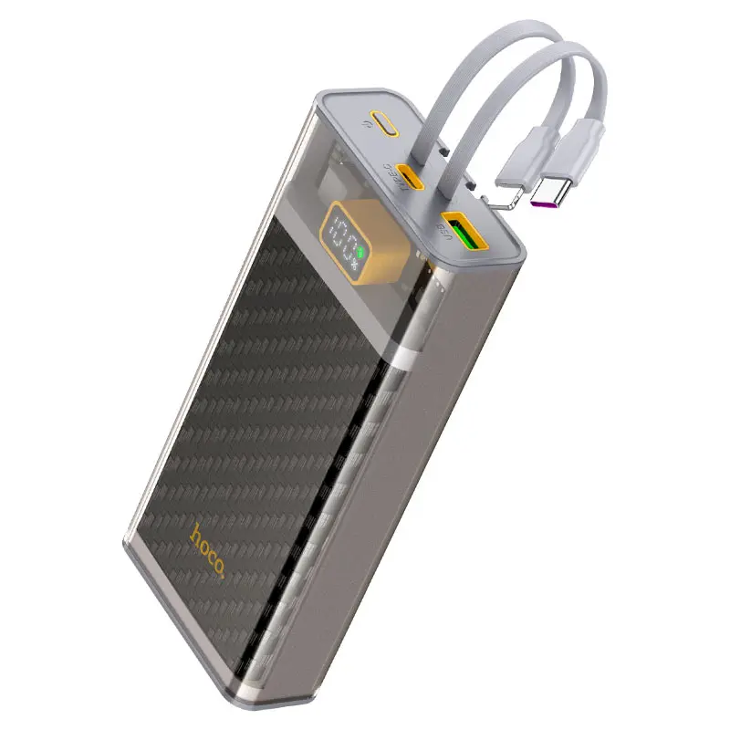 power bank Hoco J104A Discovery 20000mAh 2xUSB 2xType-C Lightning 22.5W PD20W від батарейки.com.ua