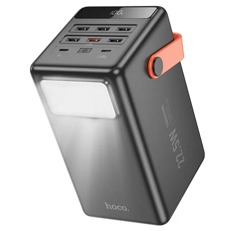 power bank Hoco J142 Surpass 100000mAh 22.5W+PD20W чорний), зображення 4