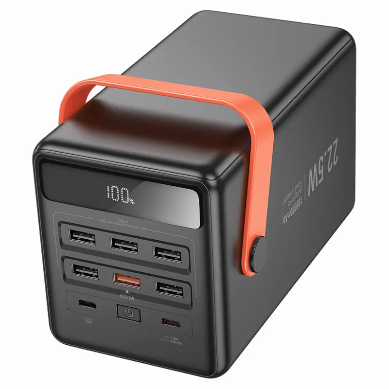 power bank Hoco J142 Surpass 100000mAh 22.5W+PD20W чорний), зображення 5