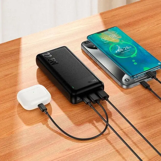 power bank Hoco J159A 20000mAh PD20W+QC3.0 (22.5W) чорний), зображення 9