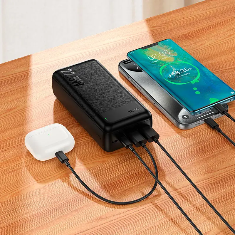 power bank Hoco J159B 30000mAh PD20W+QC3.0 (22.5W) чорний), зображення 8