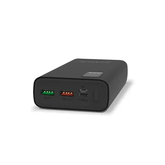 power bank TITANUM 727S 22.5W 20 000mAh чорний), зображення 3