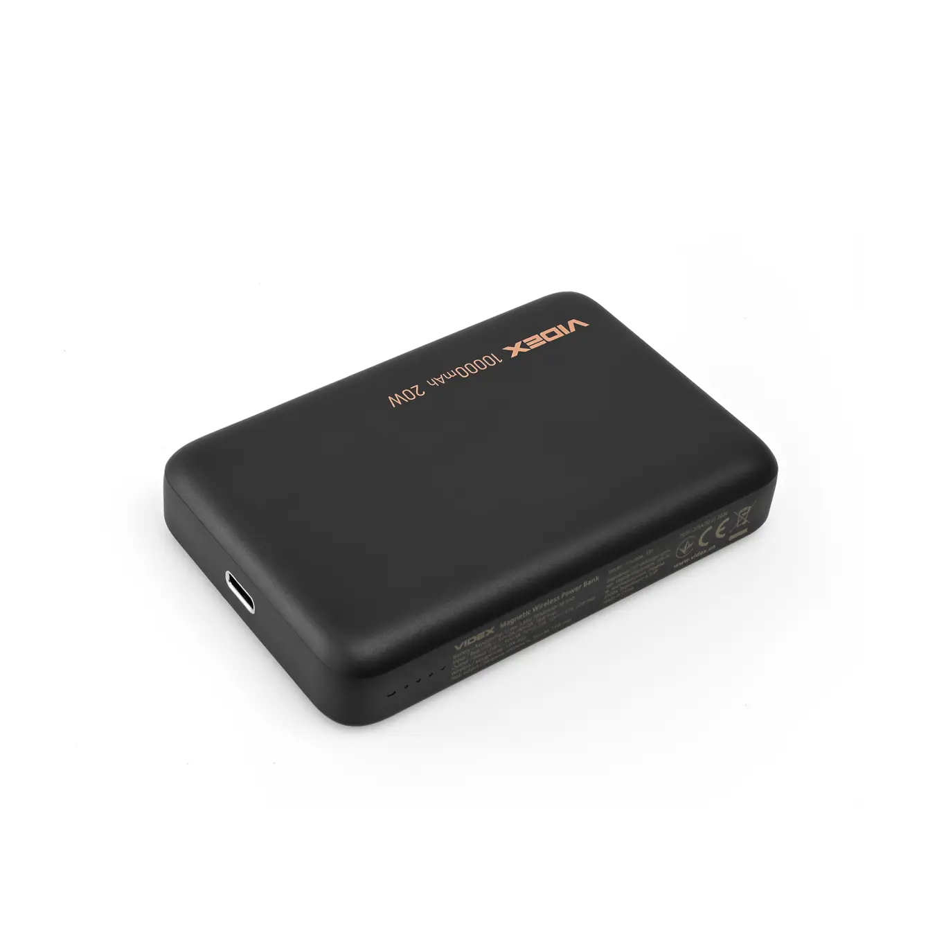 power bank VIDEX VPB-331 PD20W 10000mAh бездротовою зарядкою чорний), зображення 8