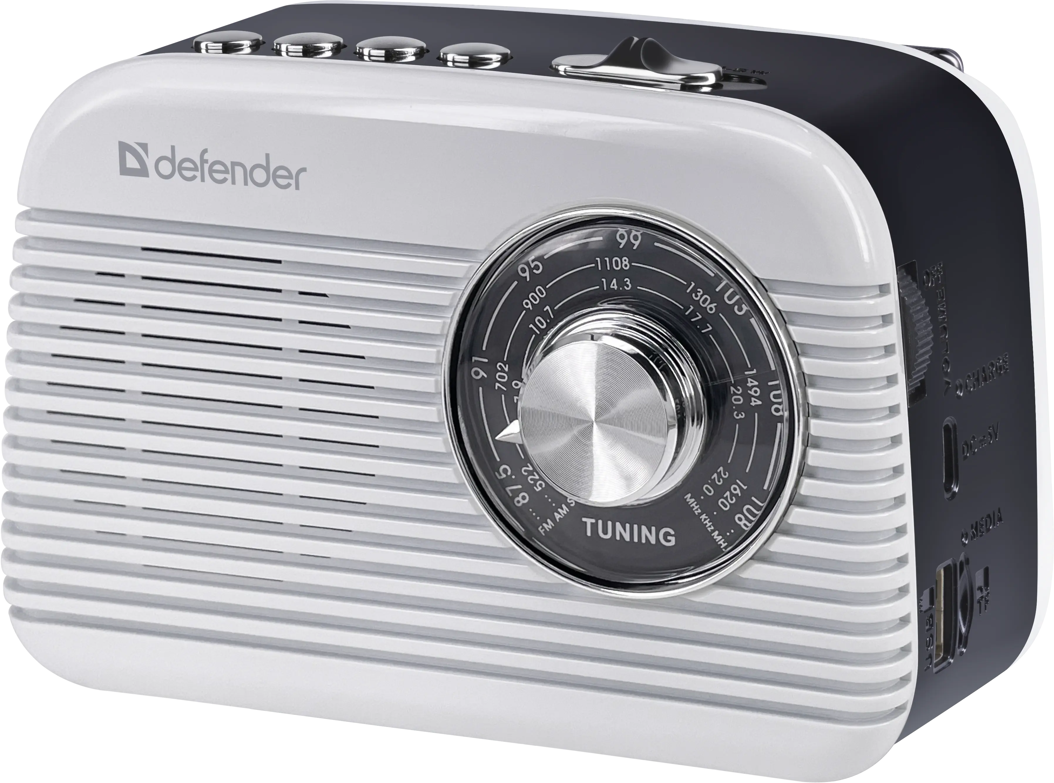 Радіоприймач Defender Signal 5Вт, BT5.3 TF Card microSD USB Type-C, 1200 мАч ), зображення 11