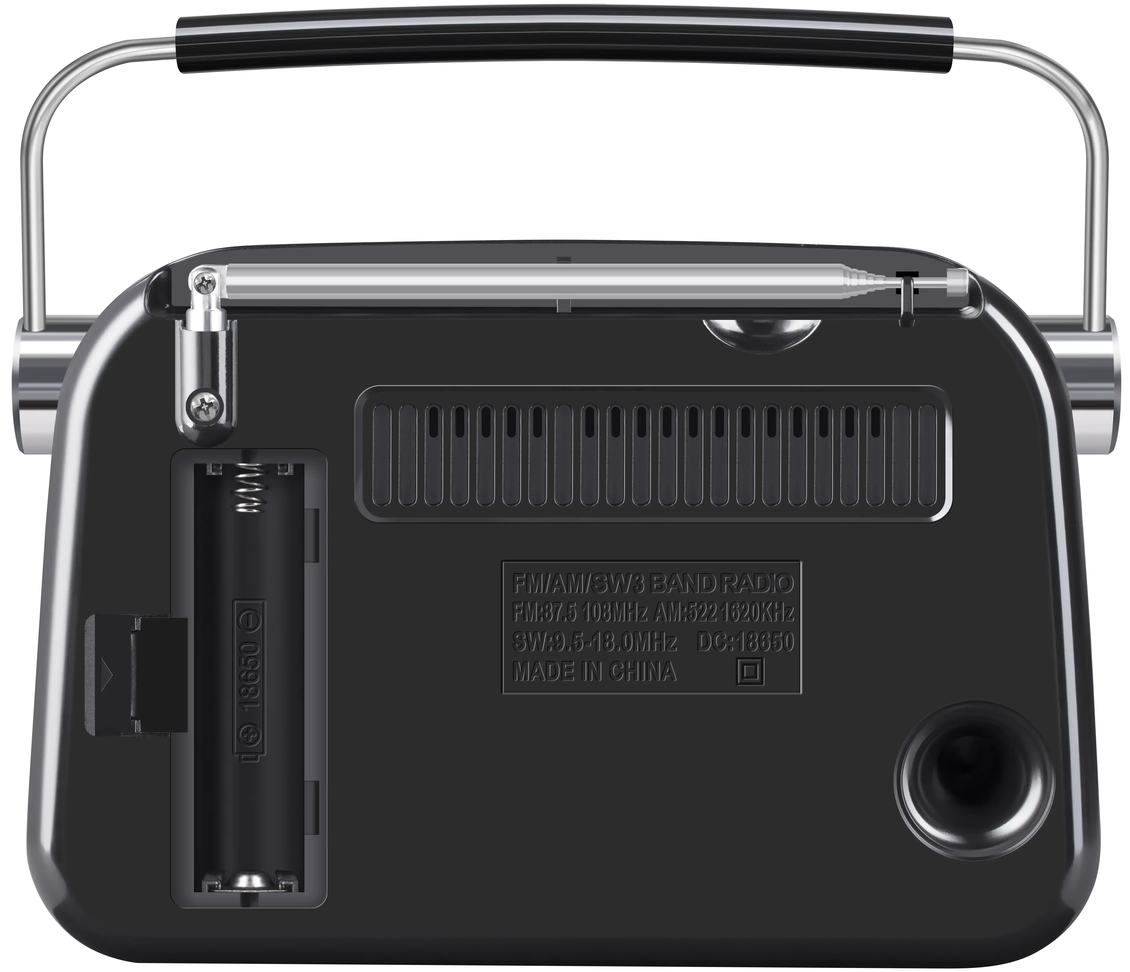 Радіоприймач Defender Vega 5Вт FM/AM/SW, BT5.3 mp3 TF Card, USB, Type-C, 1200 мАч), зображення 5