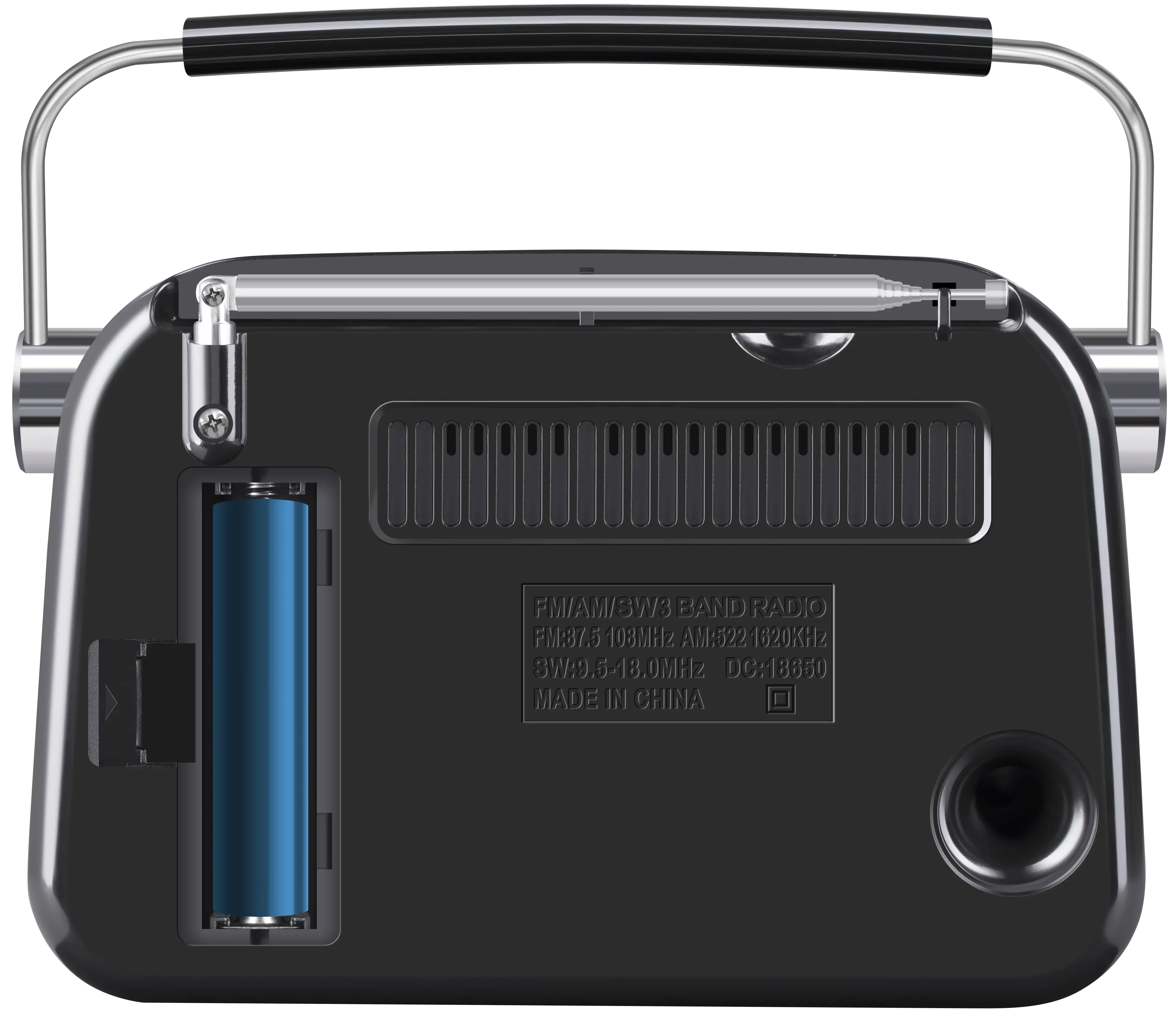 Радіоприймач Defender Vega 5Вт FM/AM/SW, BT5.3 mp3 TF Card, USB, Type-C, 1200 мАч), зображення 6