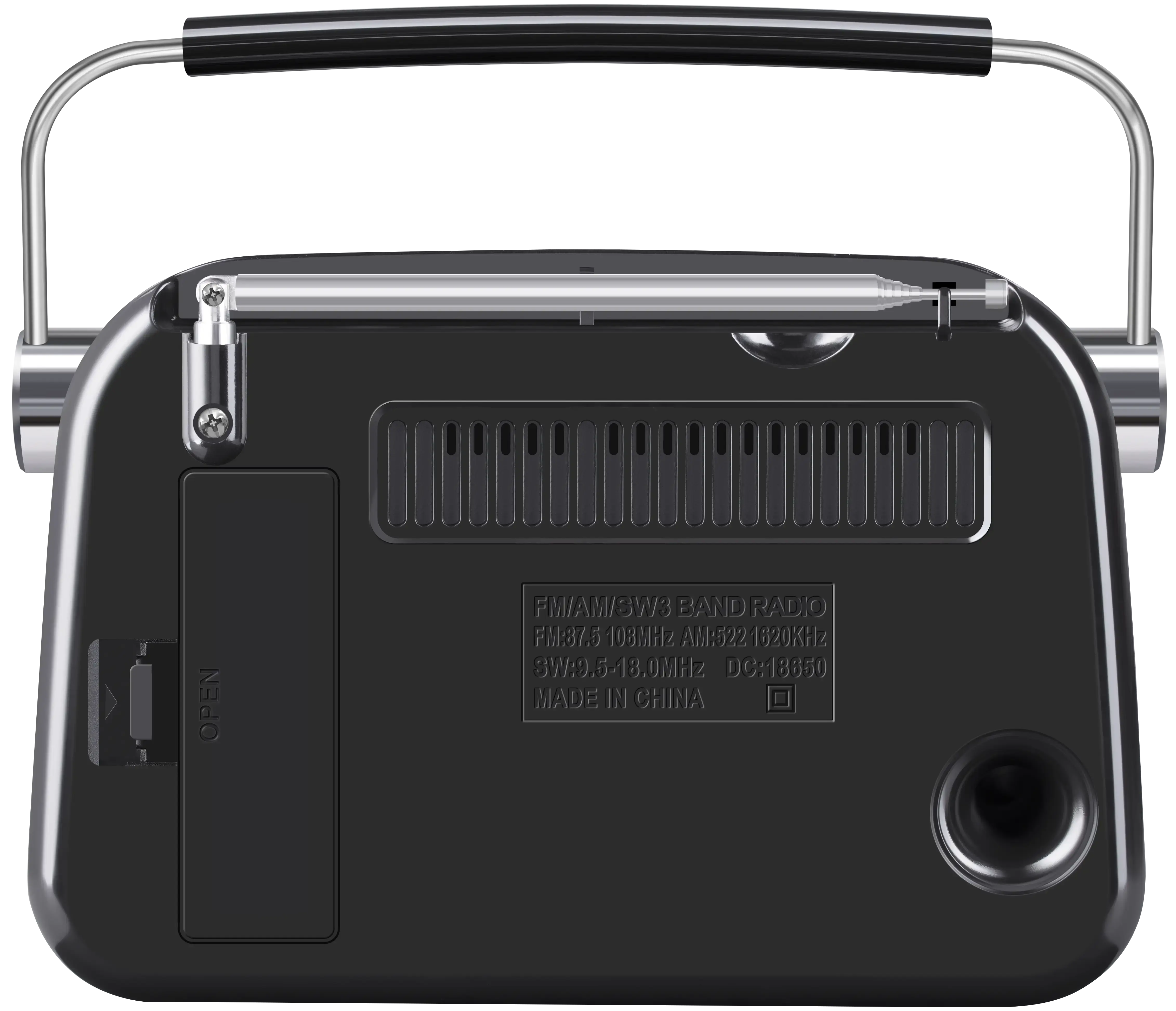 Радіоприймач Defender Vega 5Вт FM/AM/SW, BT5.3 mp3 TF Card, USB, Type-C, 1200 мАч), зображення 7