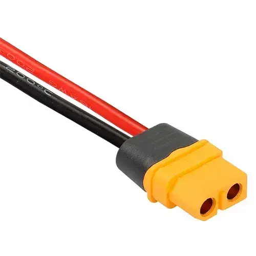 роз'єм XT60H-F тато, провід 16AWG 20см від батарейки.com.ua