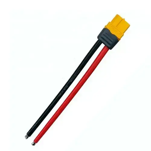 роз'єм Amass XT60H-F тато, провід 16AWG 20см), зображення 3 роз'єм Amass XT60H-F тато, провід 16AWG 20см), зображення 3