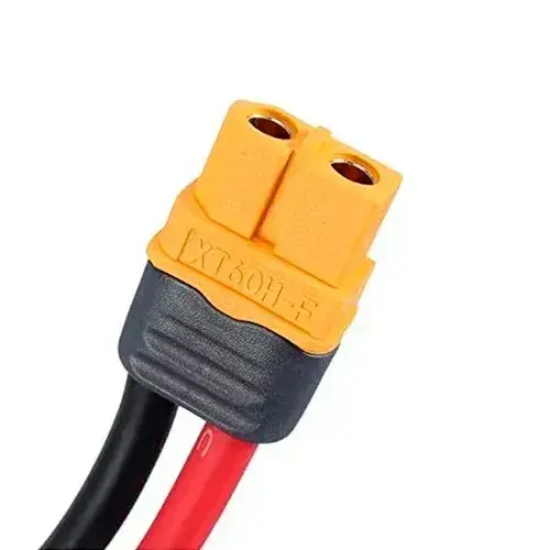 роз'єм Amass XT60H-F тато, провід 16AWG 20см), зображення 4 роз'єм Amass XT60H-F тато, провід 16AWG 20см), зображення 4