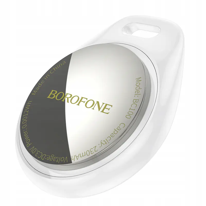 Розмуний брелок для пошуку BOROFONE BC100 (з захистом від втрати) білий), зображення 6