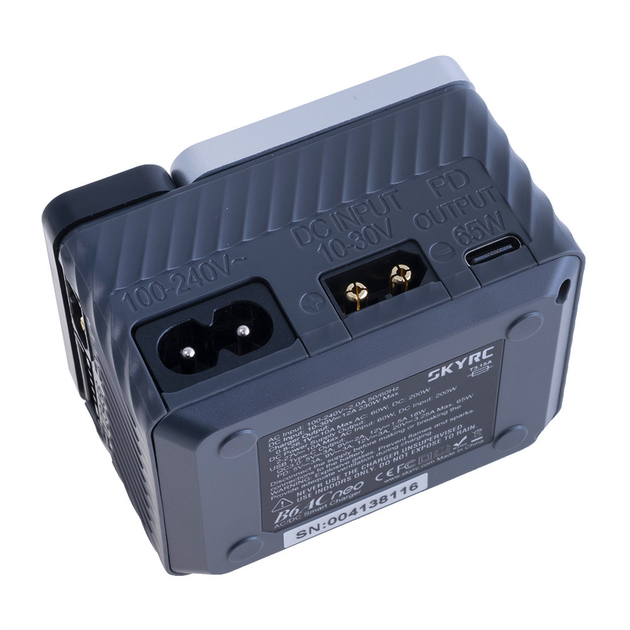 Розумне зарядне SkyRC B6ACneo SK-100200-01, LiPo LiHV LiFe Liion 1-6S, NiMh, Pb, 200W 10А, від 220V), зображення 10