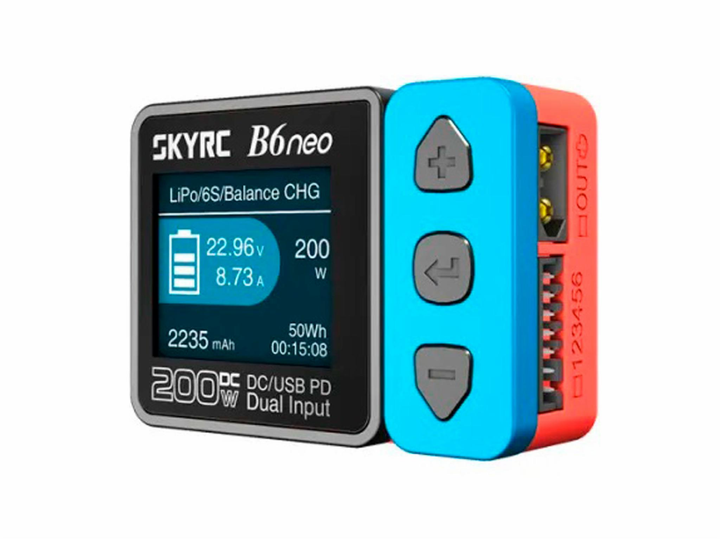 Розумне зарядне SkyRC B6neo SK-100198-01, LiPo LiHV LiFe Liion 1-6S, NiMh, Pb, 200W 10А), зображення 15