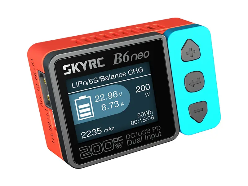 Розумне зарядне SkyRC B6neo SK-100198-01, LiPo LiHV LiFe Liion 1-6S, NiMh, Pb, 200W 10А), зображення 17