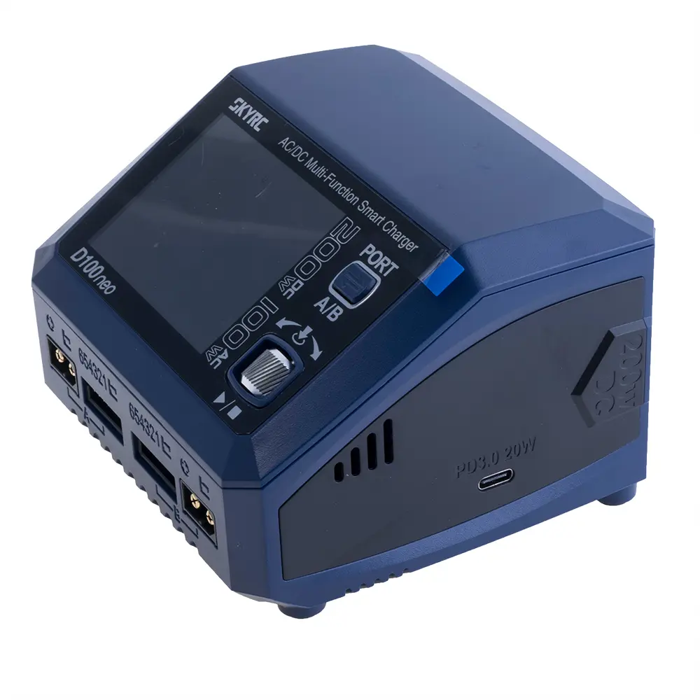 Розумне зарядне SkyRC D100neo SK-100199-01, LiPo LiHV LiFe Liion 1-6S, NiMh Pb, 2 канали, 200W 12A, 220V), зображення 11