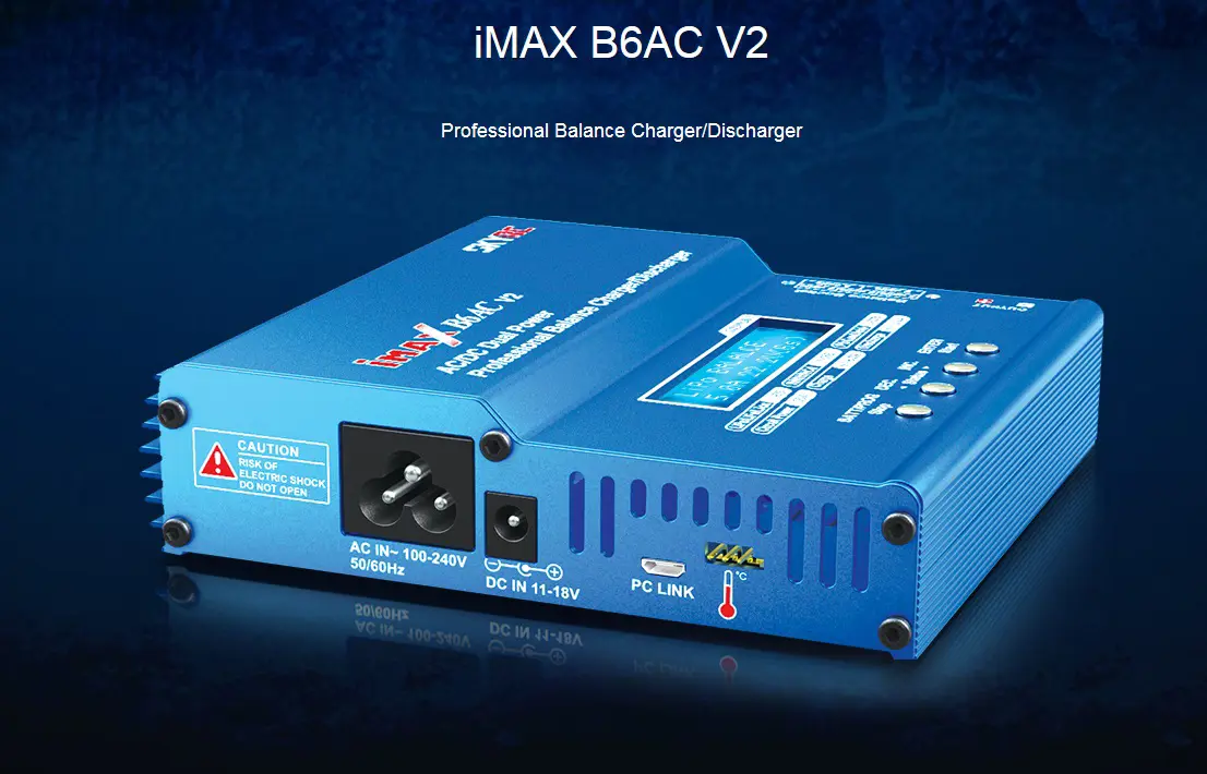 Розумне зарядне SkyRC IMAX B6AC SK-100008-11, LiPo LiHV LiFe Liion 1-6S, NiMh, Pb, 50W 6A, від 220V), зображення 7