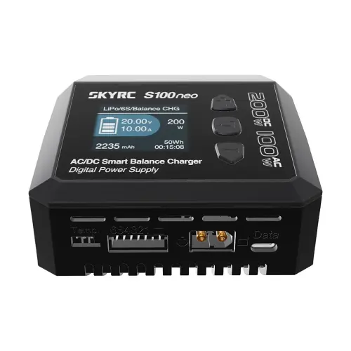 Розумне зарядне SkyRC S100neo SK-100202-01, LiPo LiHV LiFe Liion 1-6S, NiMh, Pb, 200W 12A, від 220V), зображення 16