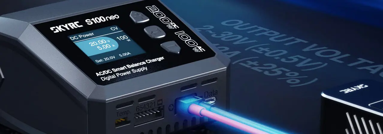 Розумне зарядне SkyRC S100neo SK-100202-01, LiPo LiHV LiFe Liion 1-6S, NiMh, Pb, 200W 12A, від 220V), зображення 10