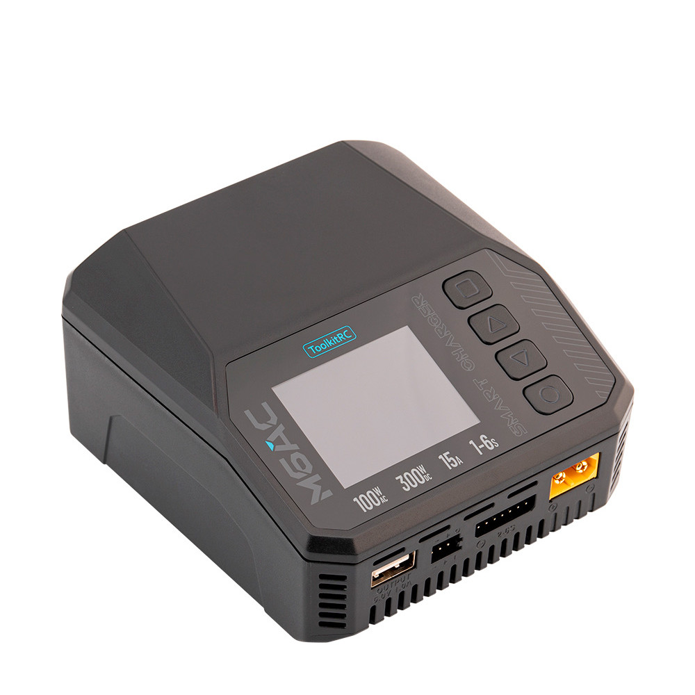 Розумне зарядне ToolkitRC M6AC TK13800, LiPo LiHV LiFe Liion LTO 1-6S, NiMh, Pb, 300Вт 15А, від 220В), зображення 16