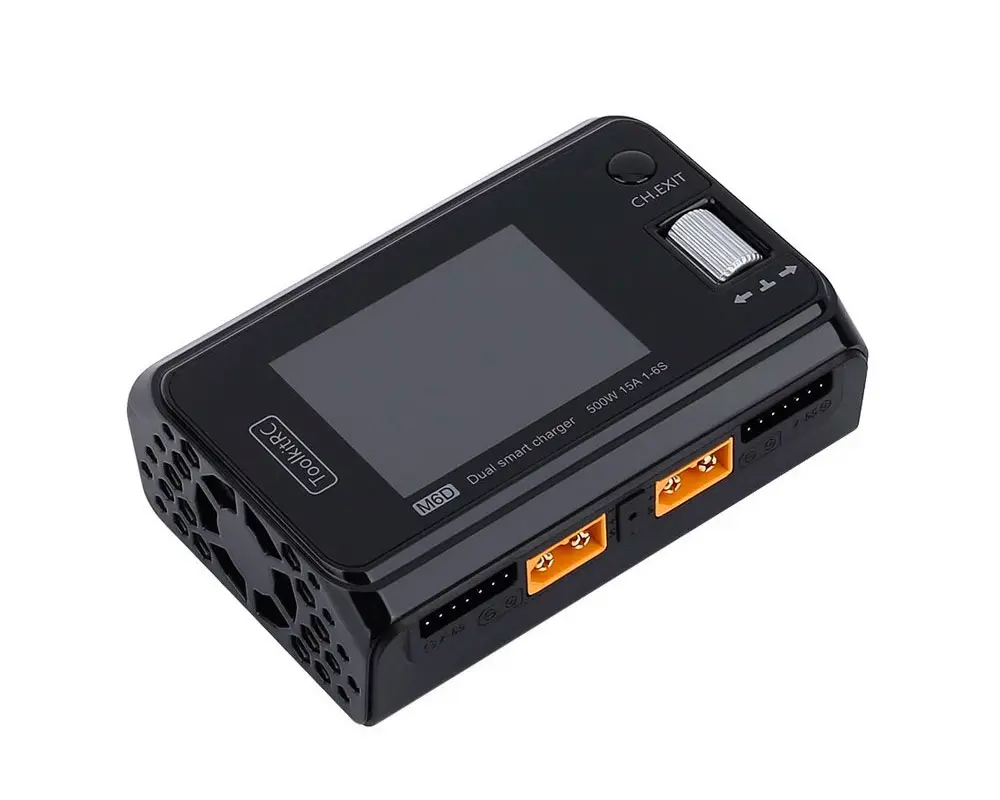 Розумне зарядне ToolkitRC M6D TK10800, LiPo LiHV LiFe Liion 1-6S, NiMh, Pb, 2 канали, 500Вт 25А), зображення 13