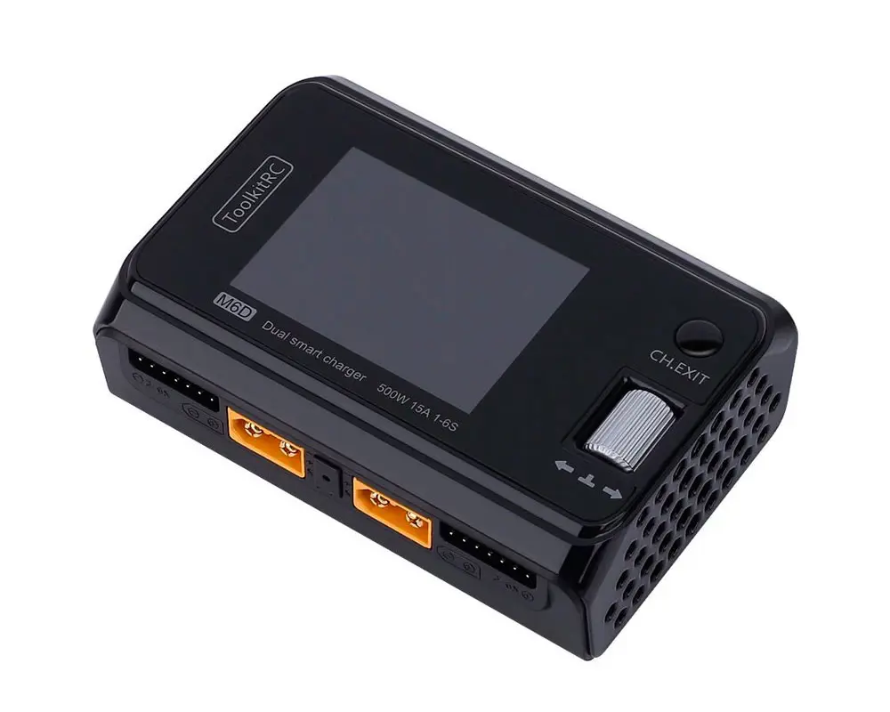 Розумне зарядне ToolkitRC M6D TK10800, LiPo LiHV LiFe Liion 1-6S, NiMh, Pb, 2 канали, 500Вт 25А), зображення 16