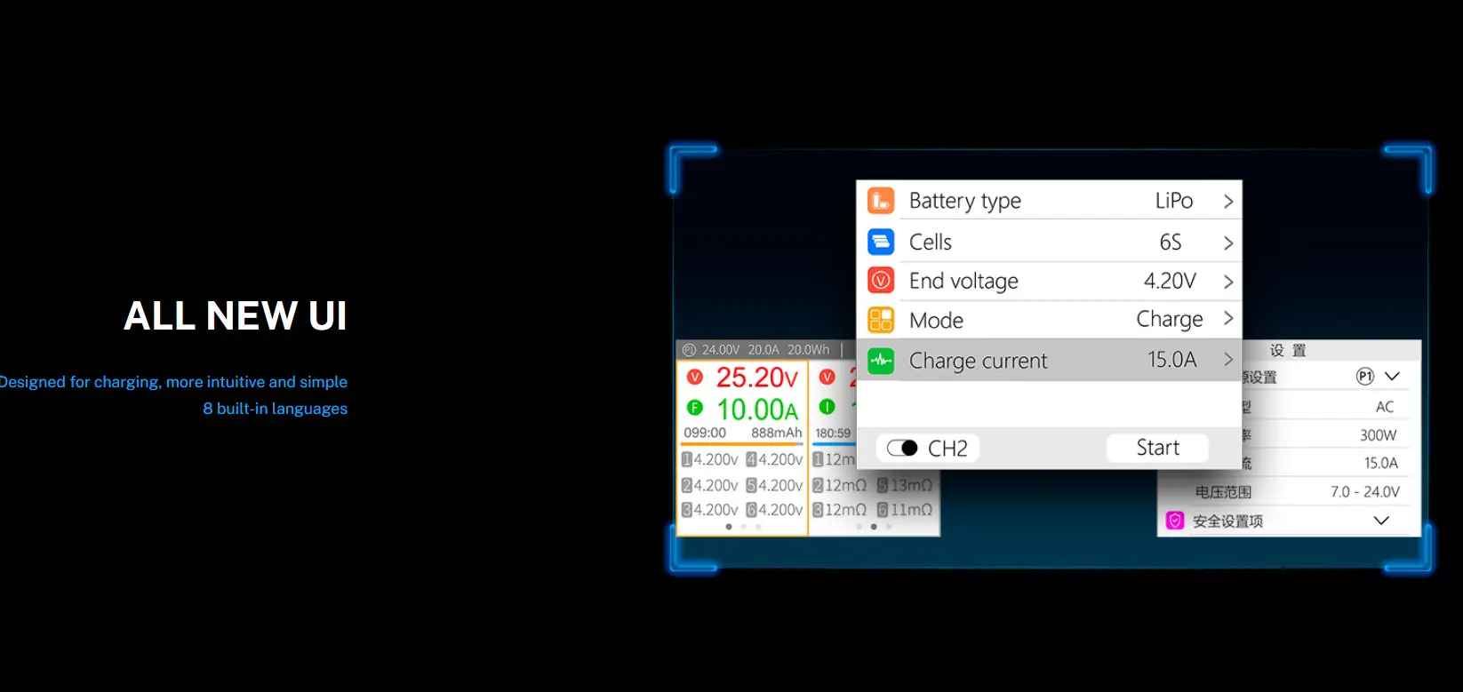 Розумне зарядне ToolkitRC M6D TK10800, LiPo LiHV LiFe Liion 1-6S, NiMh, Pb, 2 канали, 500Вт 25А), зображення 7