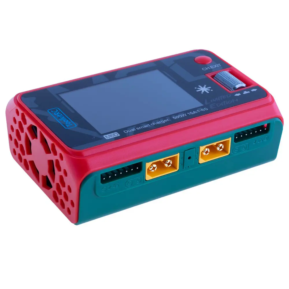 Розумне зарядне ToolkitRC M6D X'Mas TK13900, LiPo LiHV LiFe Liion 1-6S, NiMh, Pb, 2 канали, 500Вт 25А), зображення 12
