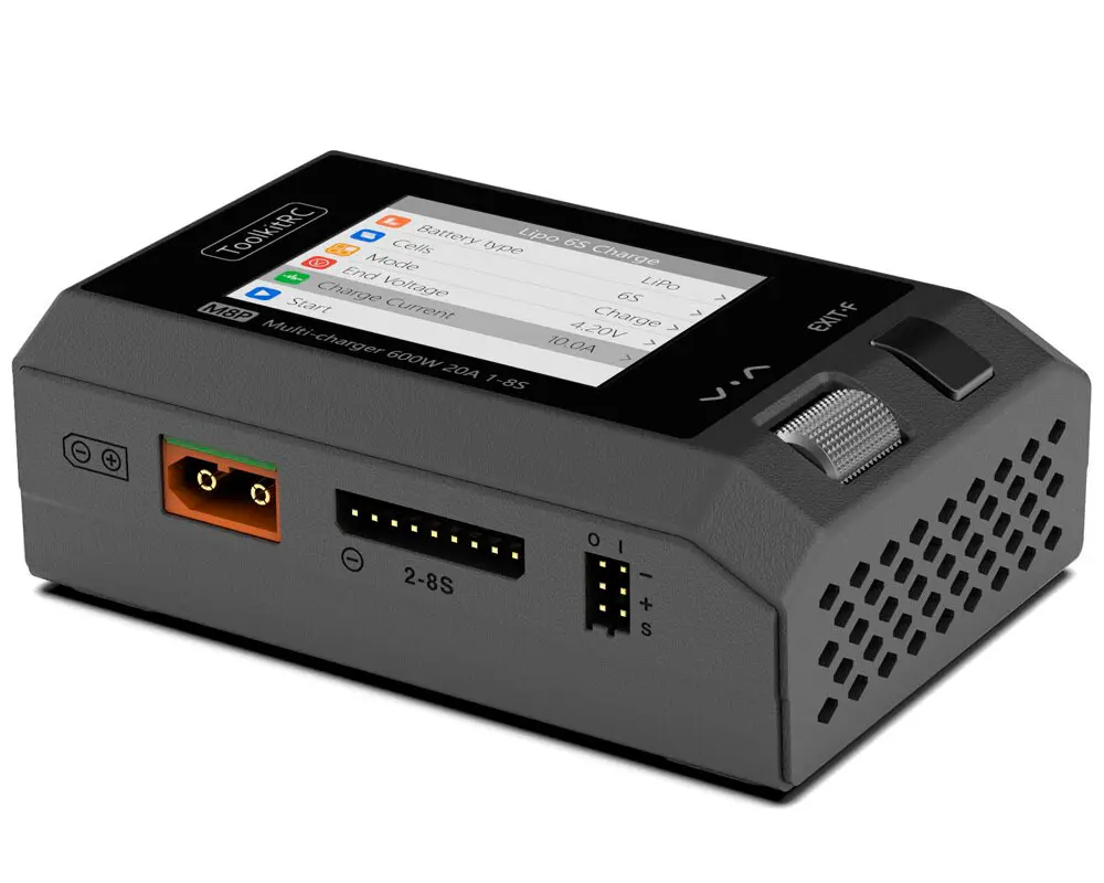Розумне зарядне ToolkitRC M8P TK12800, LiPo LiHV LiFe Liion 1-8S, NiMh, Pb, 600W 20А), зображення 20