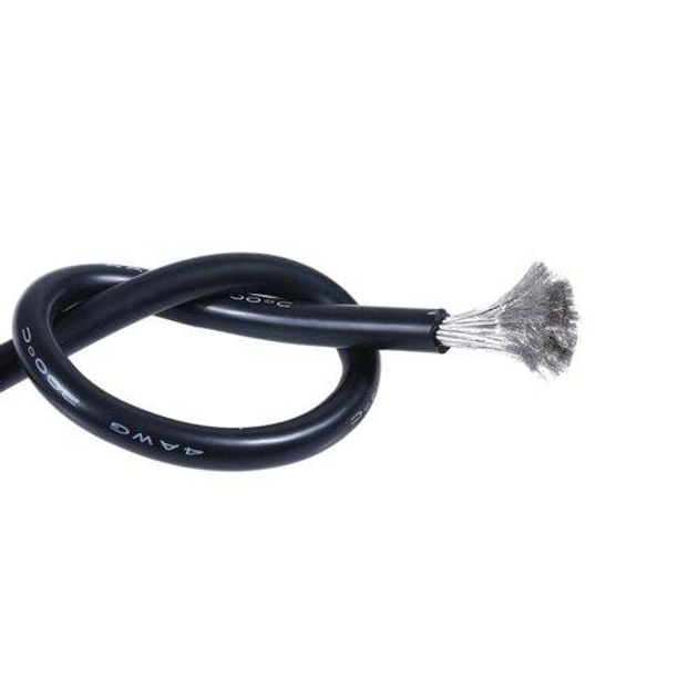 Силіконовий провід 14AWG чорний від батарейки.com.ua