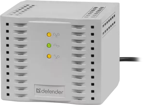 Стабілізатор напруги Defender AVR PX1500 600 Вт, 4 розетки від батарейки.com.ua