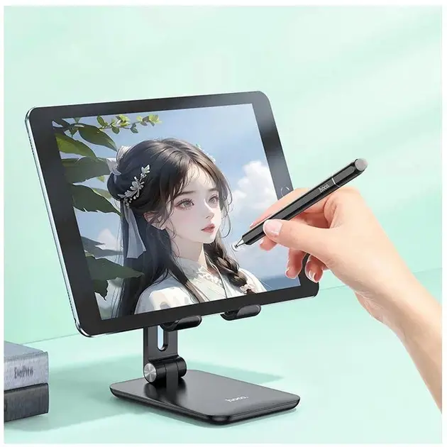 Стилус HOCO GM111 Cool dynamic series 3-in-1 passive universal capacitive pen Black), зображення 7