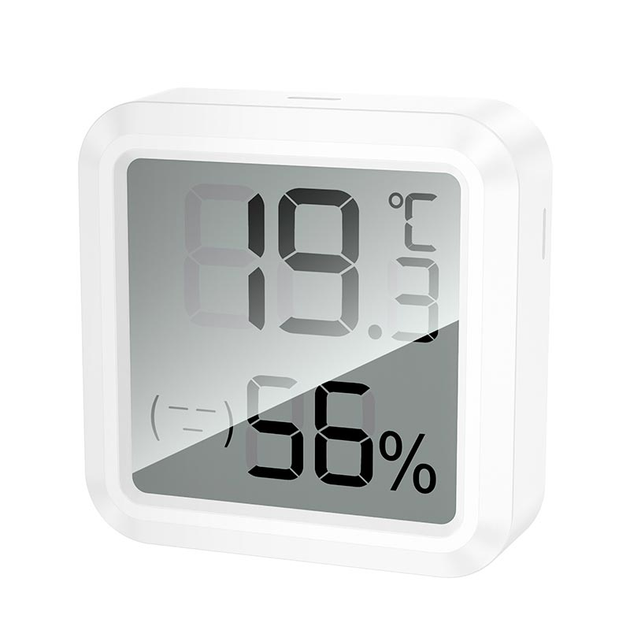 Термогігрометр HOCO HX40 Indoor electronic hygrothermometer White), зображення 3