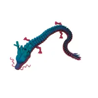 3D друк райдужний шарнірний дракон), мініатюра зображення № 4