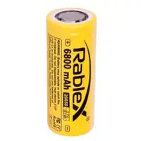 Акумулятор Літієвий Rablex 26650 6800mAh 3,7V/1sh yellow), мініатюра зображення № 1