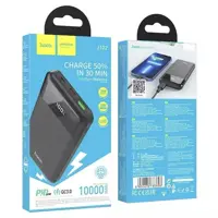 АКБ внешний power bank Hoco J102 10000mAh PD20W+QC3.0 (22.5W) чорний