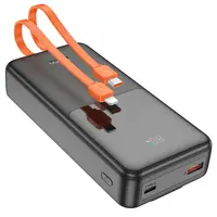 АКБ внешний power bank Hoco J119А 20000mAh PD20W+ (22.5W) чорний