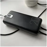 АКБ внешний power bank XO PR185 20000mAh PD20W+QC22.5W чорний Digital display