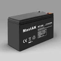 Акумулятор AGM Mastak MT1280 12V 8A 151*65*94/6 (розміри  151х65х94 мм )), мініатюра зображення № 1