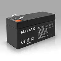 Акумулятор AGM Mastak MT1213 12V 1,3A), мініатюра зображення № 1