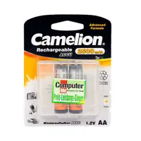 Акумулятор CAMELION Ni-MH AA HR06 2500 mAh 2bl), мініатюра зображення № 1