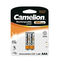 Акумулятор CAMELION Ni-MH AAA HR03 600mAh 2bl), мініатюра зображення № 1