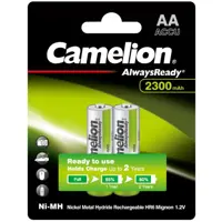 Акумулятор CAMELION R 6/2bl 2300 mAh Ni-MH (Always Ready)), мініатюра зображення № 2