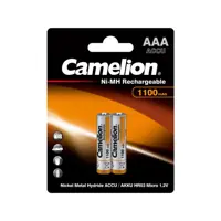 Акумулятор CAMELION Ni-MH ААА HR03 1100mAh 2bl), мініатюра зображення № 1