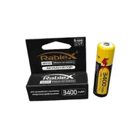 Акумулятор Літієвий Rablex 18650 3400mAh 3,7V (з захистом) ), мініатюра зображення № 1