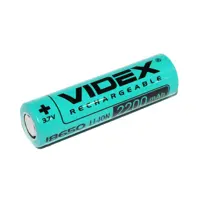 Акумулятор Літієвий Li-ion Videx 18650 2200mAh (без захисту)), мініатюра зображення № 1