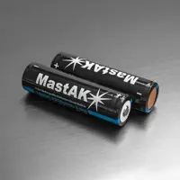 Акумулятор Літієвий MastAK 18500 1400mAh 3.6V з платою захисту), мініатюра зображення № 1