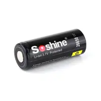 Акумулятор Літієвий Soshine 26650P 5500mAh 3.7V з платою захисту