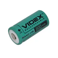 Акумулятор Літієвий Videx 16340 800mAh 3,7В), мініатюра зображення № 1