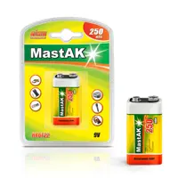 Акумулятор крона MastAK 6F22/1bl 250 mAh  8,4V MH